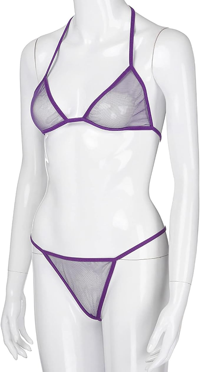 Elegant Sheer Lace Lingerie Set – 3-Piece Mesh Robe, Bra & Panty