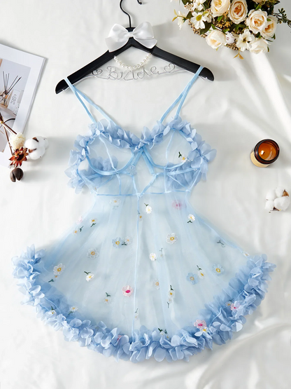 Sexy Lace Hollow-Out Women’s Sleepwear – Comfortable Intimate Lingerie